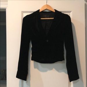 BCBG velvet blazer